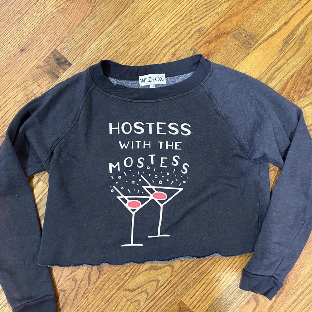 Wildfox Cropped Sweatshirt